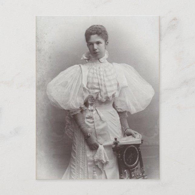 Arch Duchess Marie-Valerie, Tochter Sisi mit Venti Postkarte (Vorderseite)