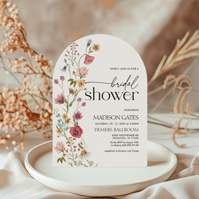 Arch Floral Bridal Dusche Einladung (Von Creator hochgeladen)