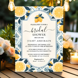 Arch Food Fun Frucht Limon Lemon Brautparty Einladung