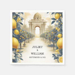 Arch Food Fun Frucht Limone Lemon Militärische Hoc Serviette