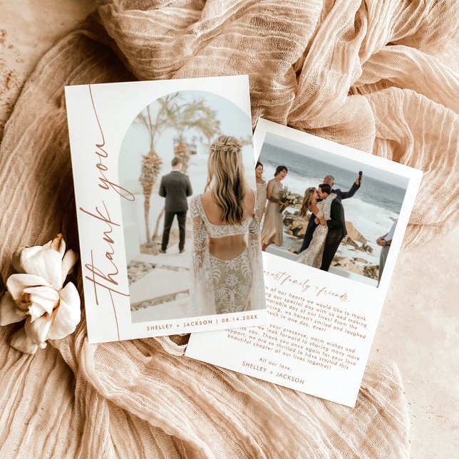 Arch-Foto Danke-Karte | Dankeschön-Karte Einladung (Von Creator hochgeladen)