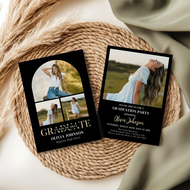 Arch Foto Graduation Party Einladung (Von Creator hochgeladen)