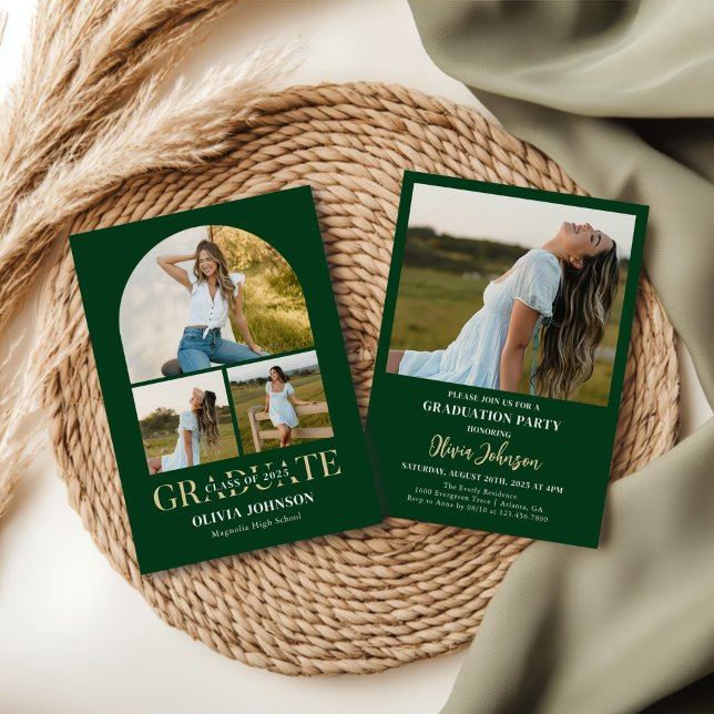 Arch Foto Graduation Party Einladung (Von Creator hochgeladen)