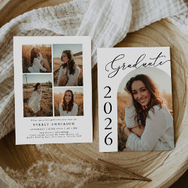 Arch Foto Graduation Party Einladung Ankündigung