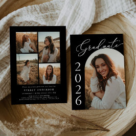 Arch Foto Graduation Party Einladung Ankündigung