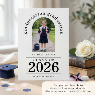 Arch-Foto Kindergarten-Absolvent 2026 Ankündigung