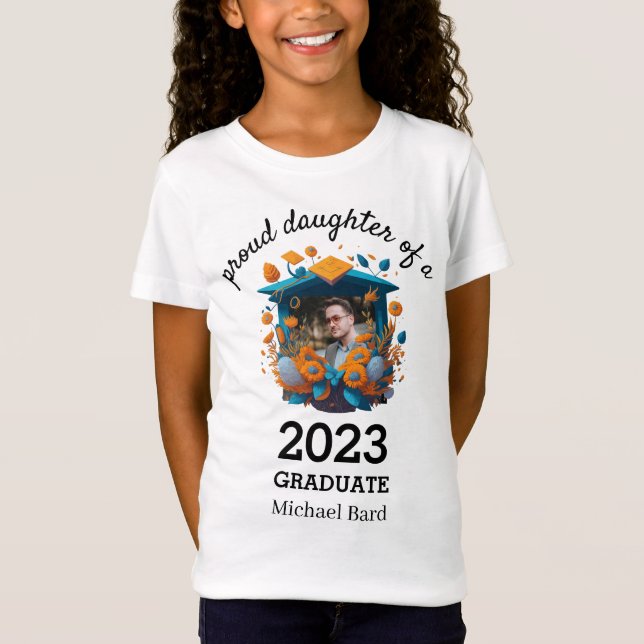 Arch Foto Proud Vater von 2023 Graduate T - Shirt (Vorderseite)