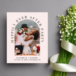 Arch Foto QR Code Rosa Hochzeitsempfang einladen