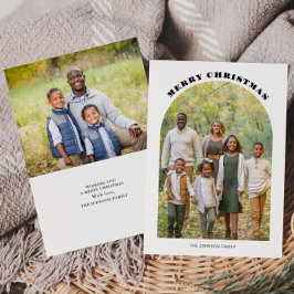 Arch Foto Weihnachtskarte Feiertagskarte