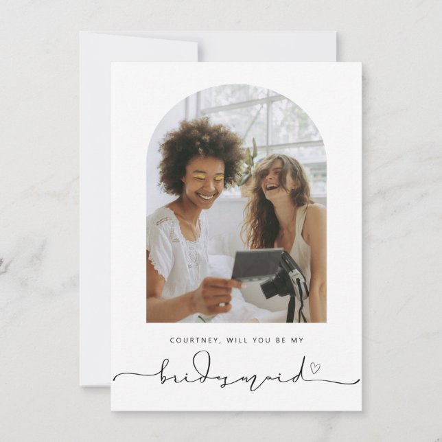 Arch Frame Seras-tu ma carte de proposition de dem (Devant)