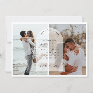 Arch Kalender Foto Save the Date Einladung