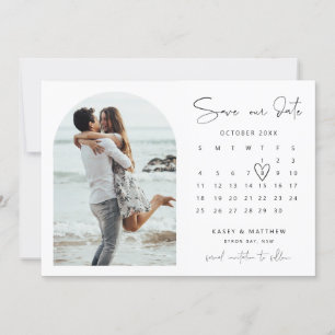 Arch Kalendermotiv Save-the-Date-Einladung Einladung