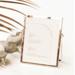 Arch Minimalistisch Calligrafy Signature Drinks Me<br><div class="desc">Konzipiert für die "Arches Minimalistische" Einladungs-Kollektion für Hochzeiten. Klicken Sie zum Ändern der Details auf "Details". Um den Text zu verschieben oder die Größe, den Schriftart oder die Farbe zu ändern, klicken Sie auf "Bearbeiten mit dem Entwurfswerkzeug". Sehen Sie sich den Sammellink auf dieser Seite an, um alle passenden Elemente...</div>