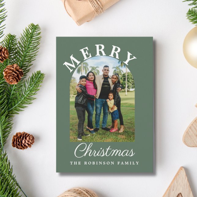 Arch Modern Script Foto Weihnachten (Von Creator hochgeladen)