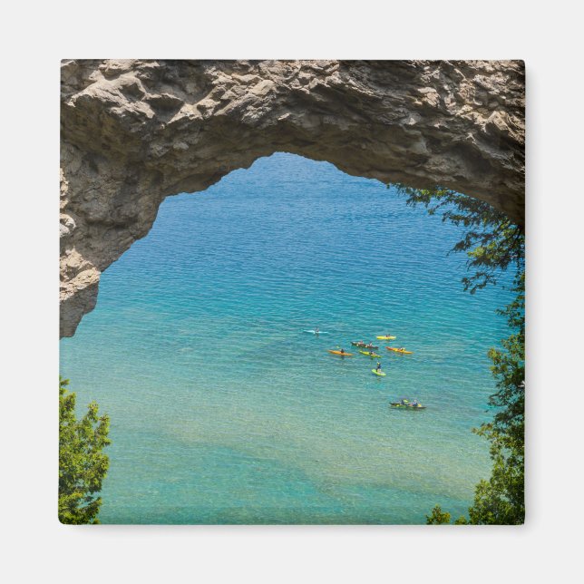 Arch Rock Canoeing Magnet (Vorne)