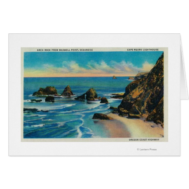 Arch Rock de Maxwell Point, OceansideCoast (Devant horizontal)