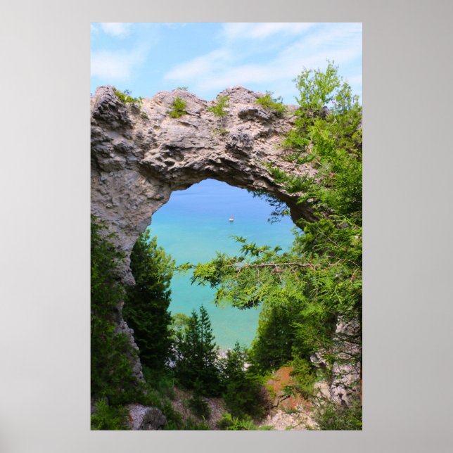 Arch Rock Mackinac Island Poster (Vorne)