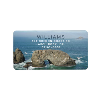 Arch Rock Ocean Vista Rücksendeadresse Adressaufkleber