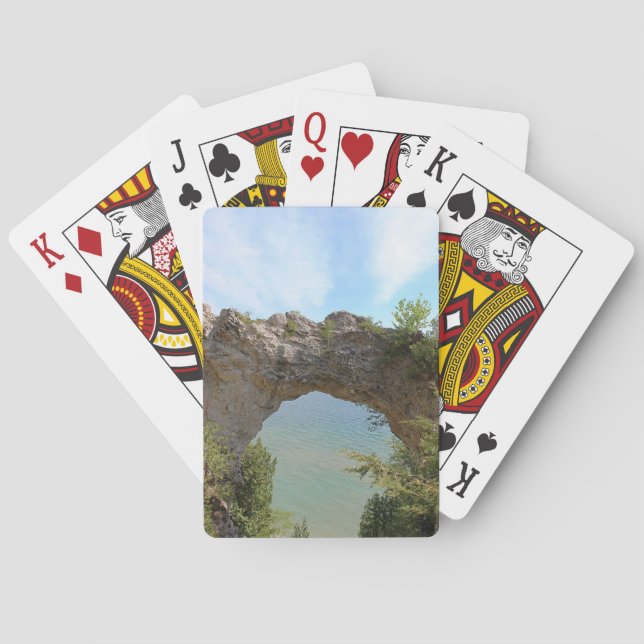 Arch Rock Playing Cards von Mackinac Island Spielkarten (Rückseite)