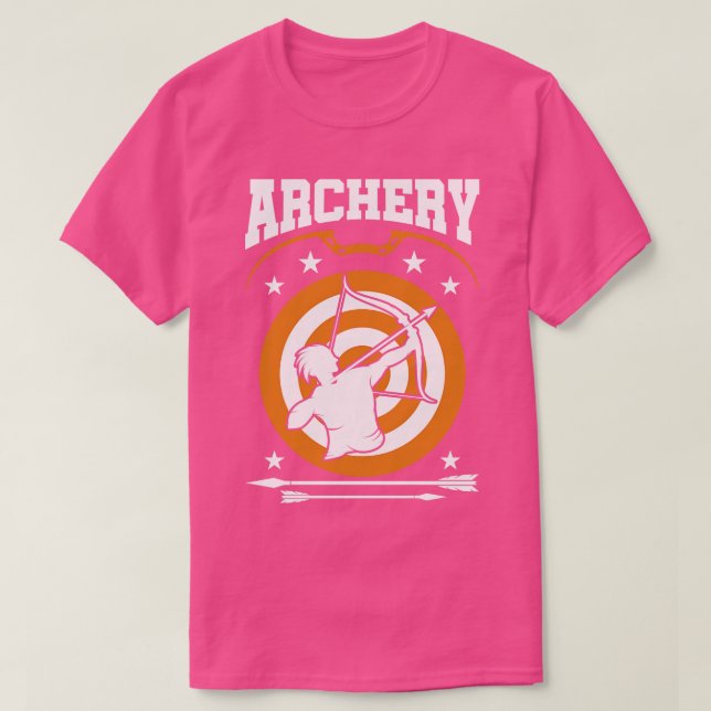 Arch Sport Archer Archery Arrow And Bow  (18) T-Shirt (Design vorne)