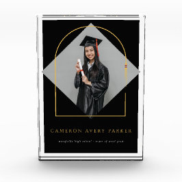 Arch Tassels Minimalistisch Frame Foto Abschluss