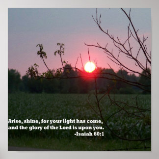 Arch- und Shine-Poster Poster