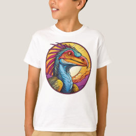 Archaeopteryx - Klassischer Dinosaurier-T-Shirt-T  T-Shirt