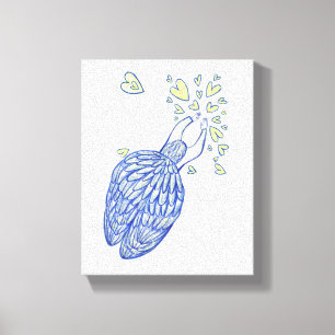 Archange Michael Peinture Toile Enveloppée Art