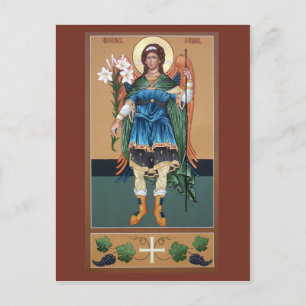 Archangel Gabriel Prayer Card Postkarte
