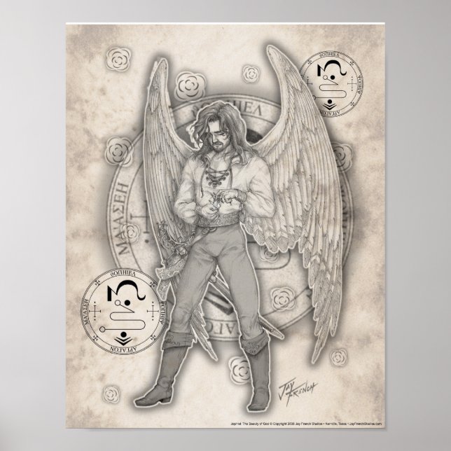 Archangel Jophiel Print Poster (Vorne)