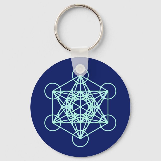 Archangel Metatron Sacred Geometry Schlüsselanhäng Schlüsselanhänger (Vorderseite)