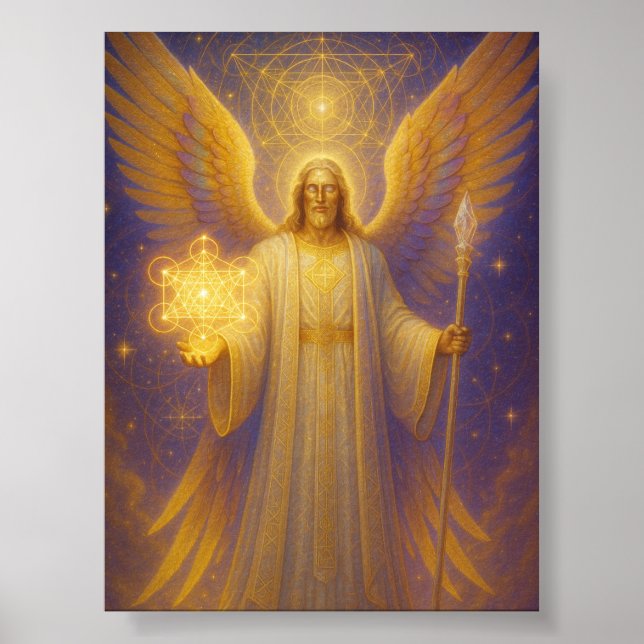 Archangel Metatron - Wächter der Heiligen Weisheit Poster (Vorne)