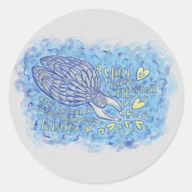 Archangel Michael Art Custom Sticker Decals (Vorderseite)