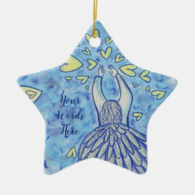 Archangel Michael Custom Holiday Gift Ornamente (Vorne)
