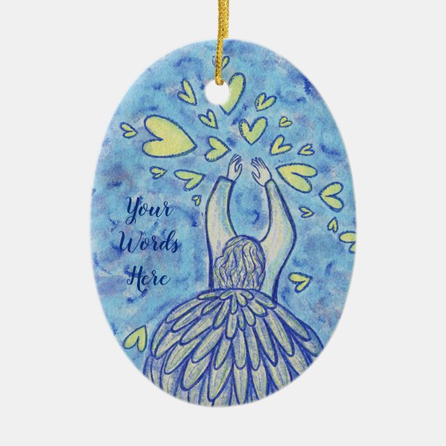 Archangel Michael Custom Holiday Gift Ornamente (Vorne)