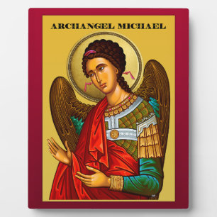Archangel Michael Fotoplatte