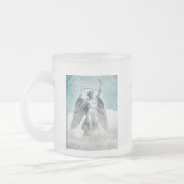 Archangel Michael Gottes Laserauge, mattierte Tass Mattglastasse