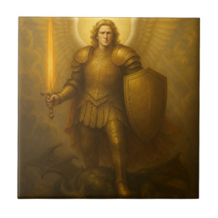 Archangel Michael - göttlicher Beschützer des Lich Fliese