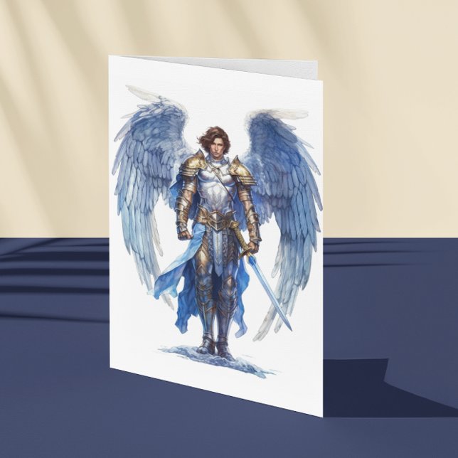 Archangel Michael Holy Angel Protector Karte (Von Creator hochgeladen)