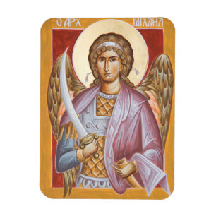 Archangel Michael Icon Magnet