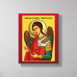 Archangel Michael Leinwanddruck