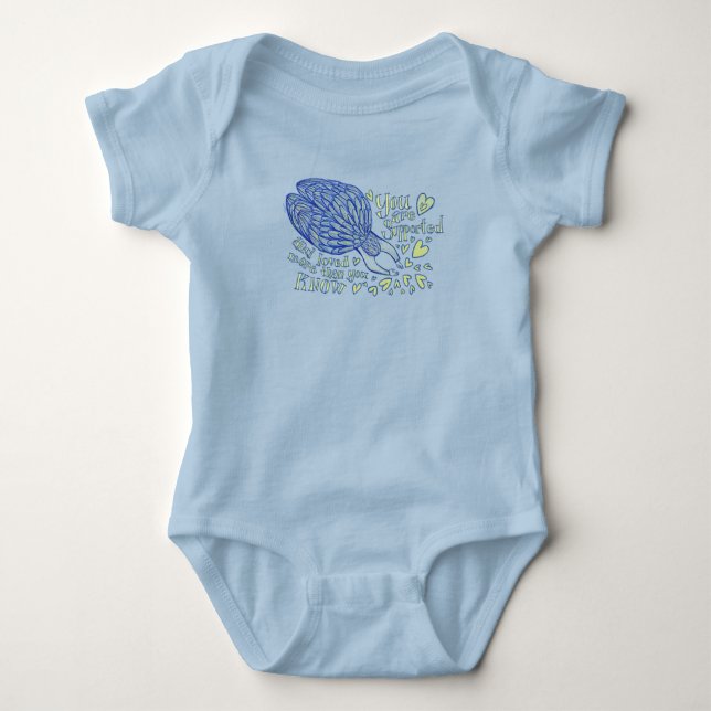Archangel Michael Liebe & Support Baby Bodysuit Strampler (Vorderseite)