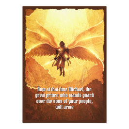 Archangel Michael mit sechs Flügeln Fotodruck