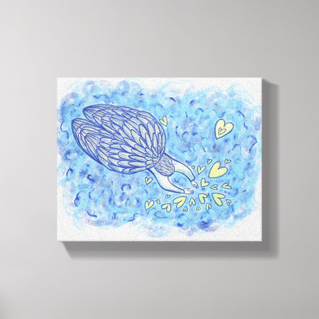 Archangel Michael Painting Wrapped Canvas Art Leinwanddruck (Vorderseite)