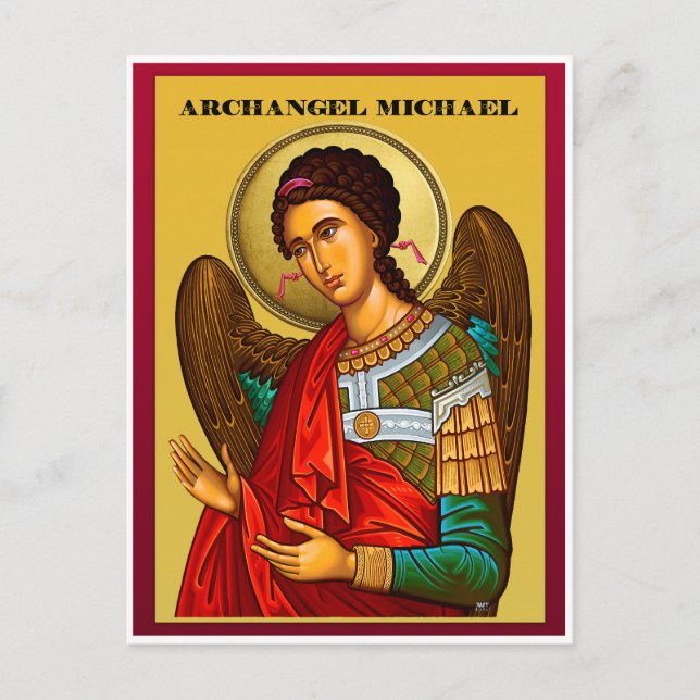 Archangel Michael Postkarte (Vorderseite)