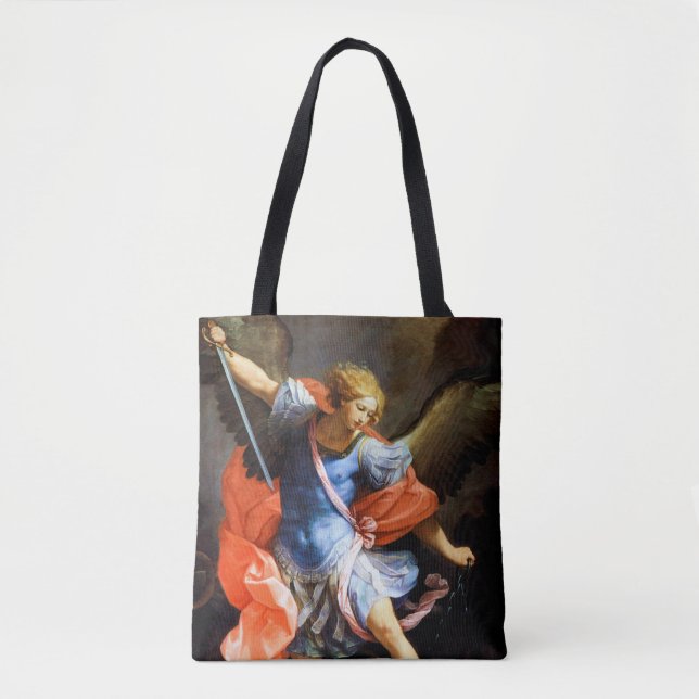 Archangel Michael tramples Satan, Guido Reni Tasche (Vorderseite)