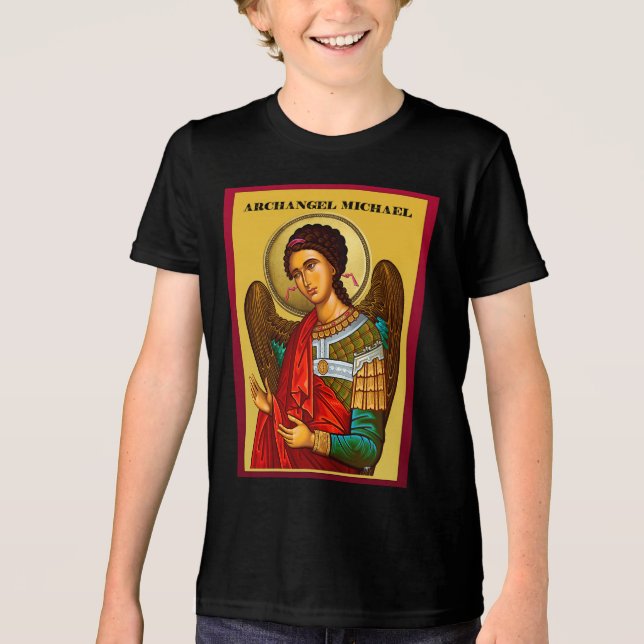 Archangel Michael Tri-Blend Shirt (Vorderseite)