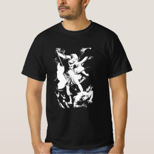 Archangel Michael Two-Tone Sweatshirt T-Shirt