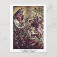 Archangel Michael und Satan von Jacopo Tintoretto