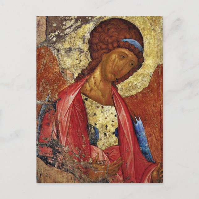 Archangel Michael von Andrei Rublev Postkarte (Vorderseite)